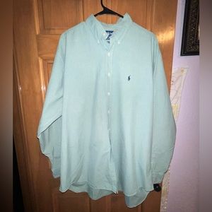 Men’s XL Sage green Ralph Lauren button down.